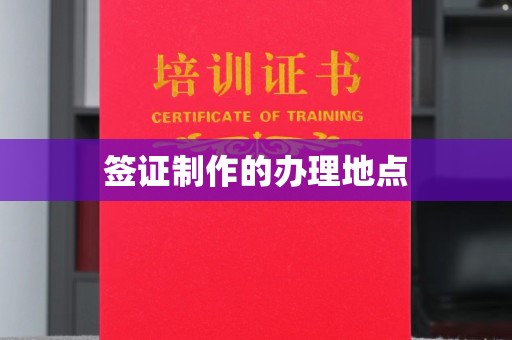 子长签证制作的办理地点